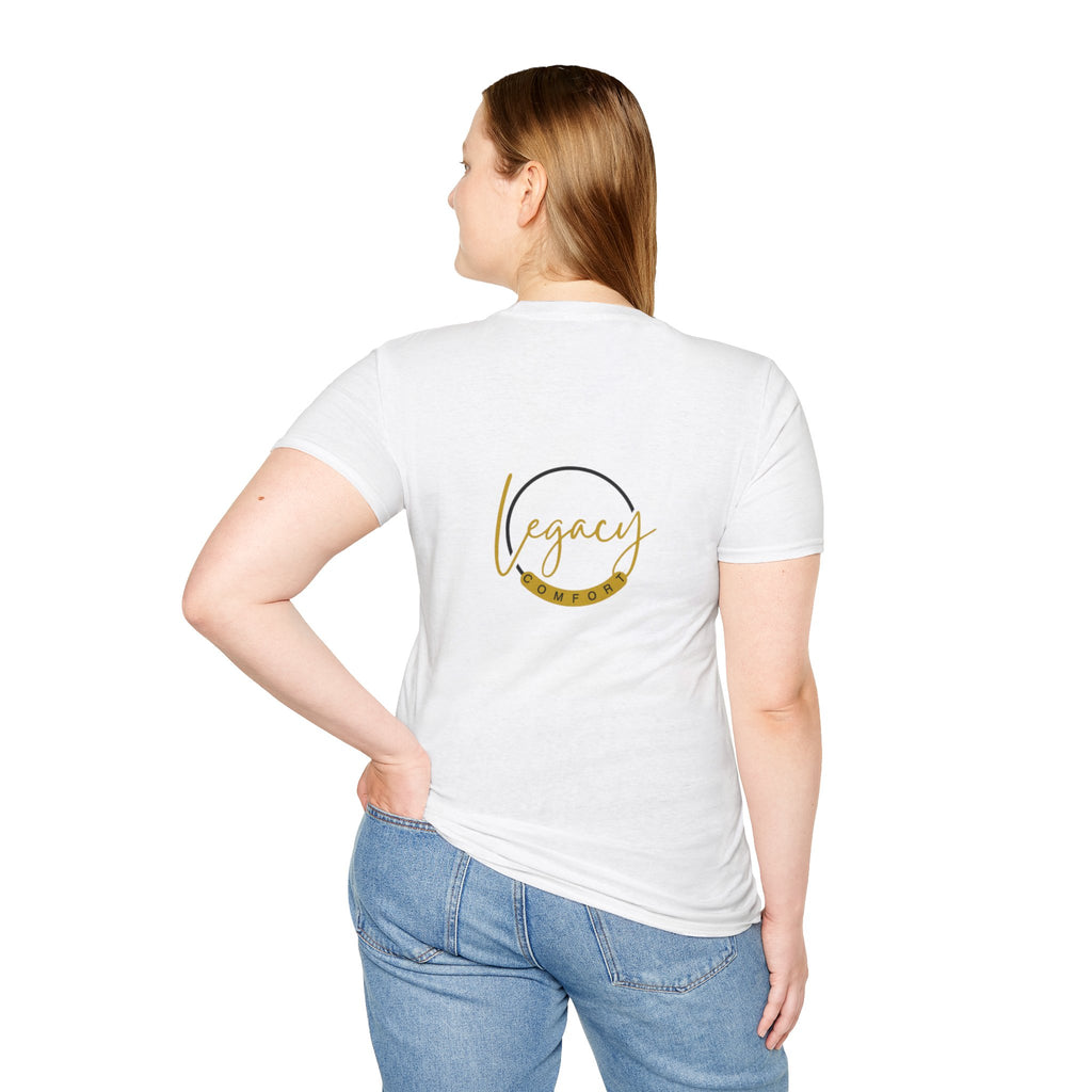 Legacy Softstyle T-Shirt, Unisex Casual Tee, Everyday Wear, Gift for Friends, Motivational Summer Shirt