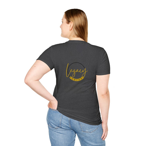 Legacy Softstyle T-Shirt, Unisex Casual Tee, Everyday Wear, Gift for Friends, Motivational Summer Shirt
