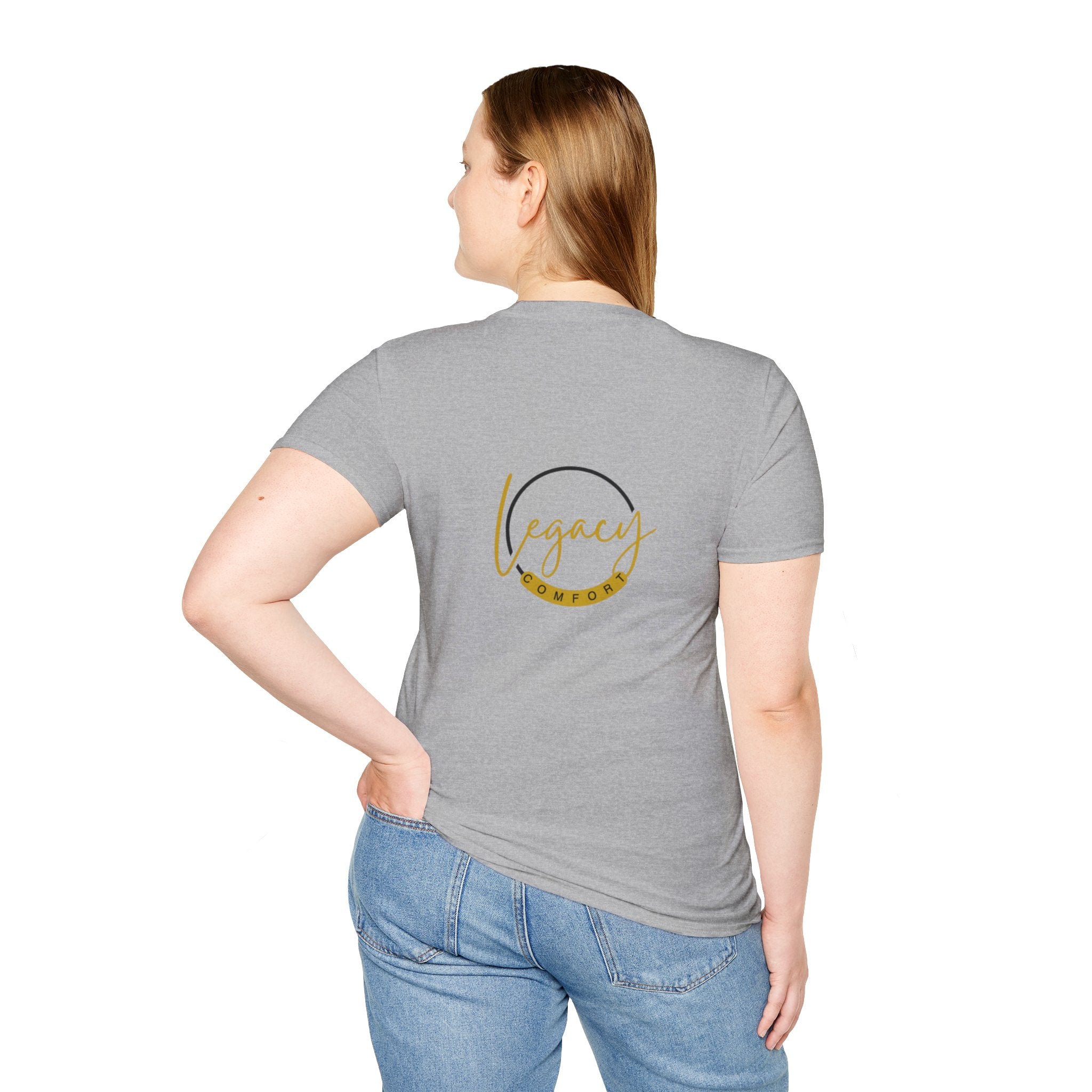Legacy Softstyle T-Shirt, Unisex Casual Tee, Everyday Wear, Gift for Friends, Motivational Summer Shirt