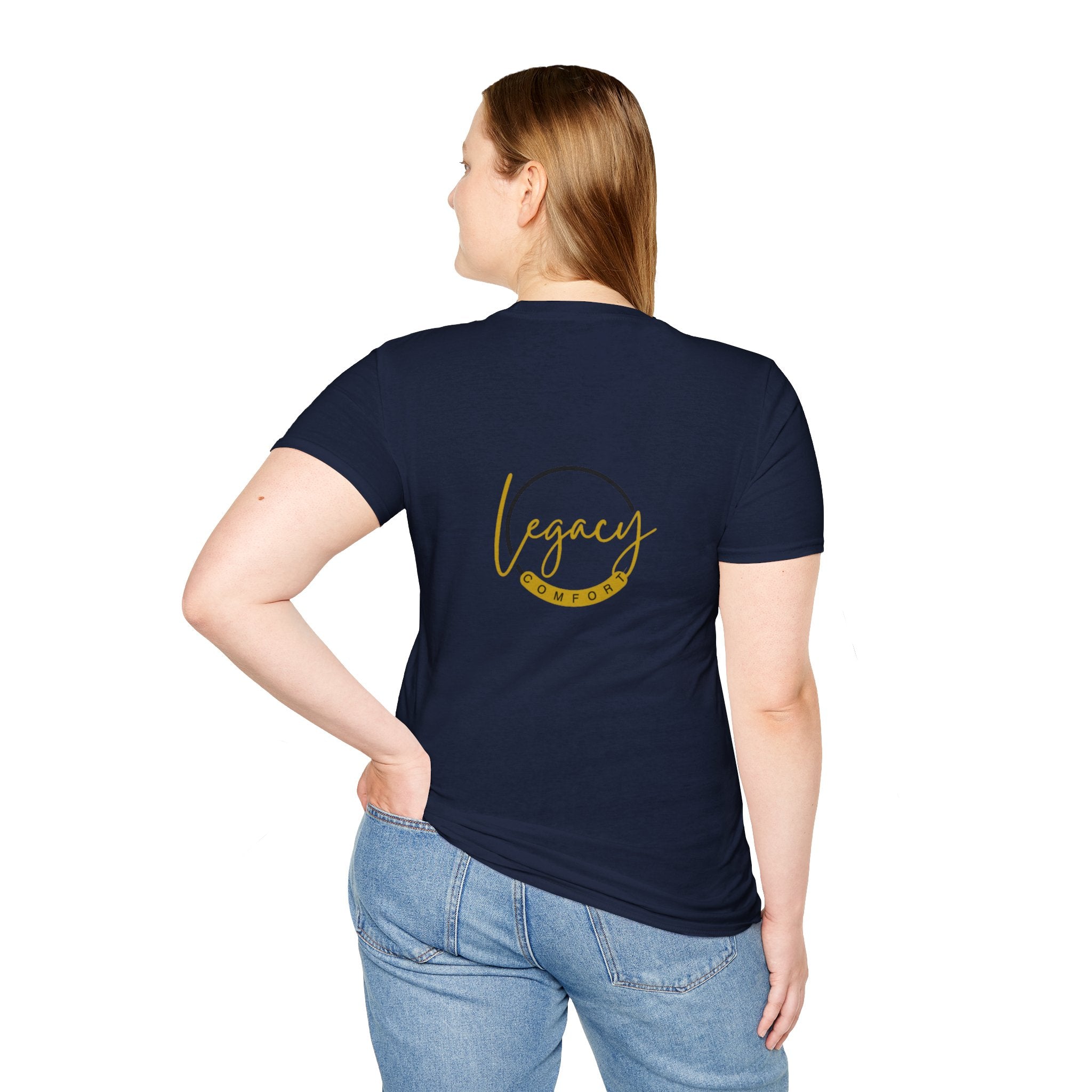 Legacy Softstyle T-Shirt, Unisex Casual Tee, Everyday Wear, Gift for Friends, Motivational Summer Shirt