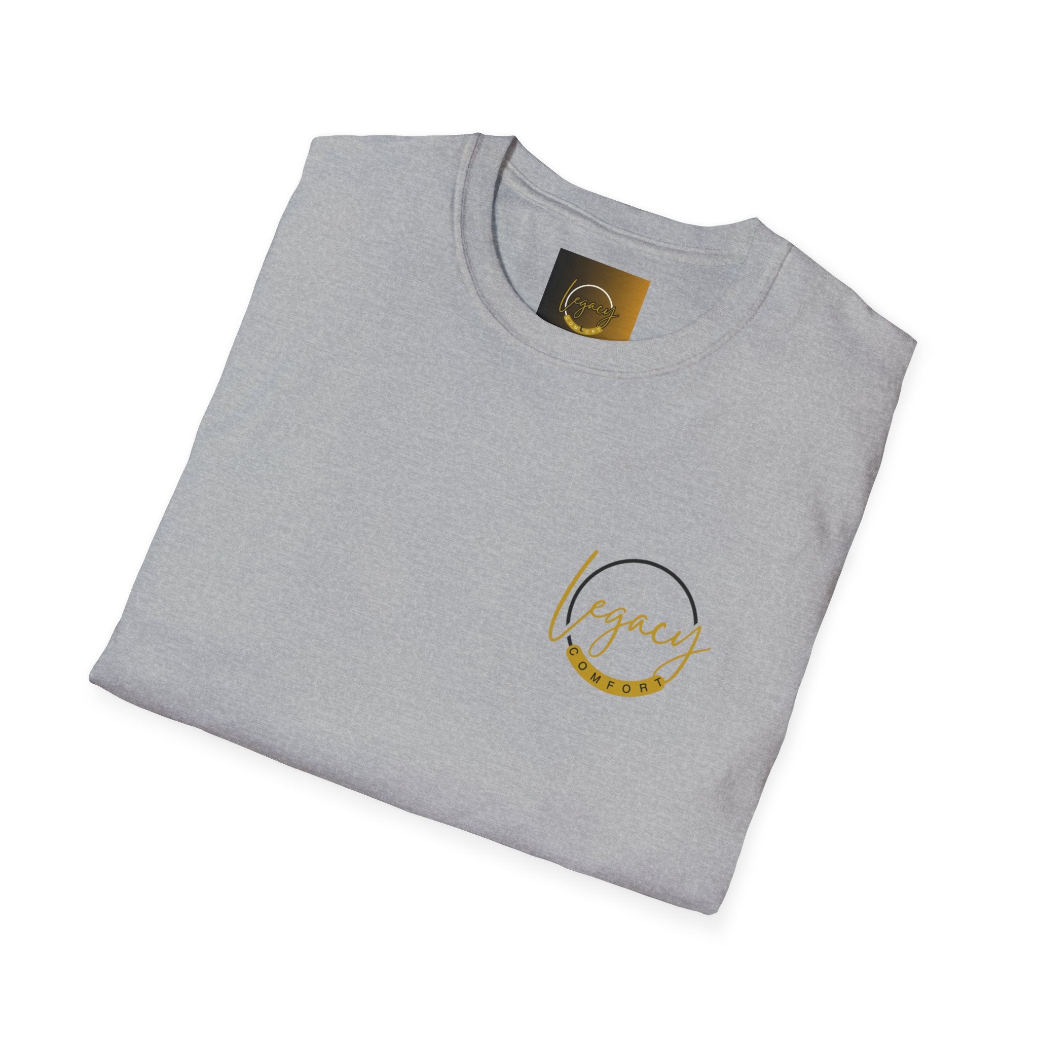 Legacy Softstyle T-Shirt, Unisex Casual Tee, Everyday Wear, Gift for Friends, Motivational Summer Shirt